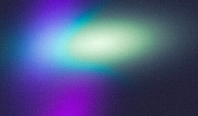 Glowing abstract grainy gradient background, purple blue gray noisy texture color shape banner poster cover header backdrop design