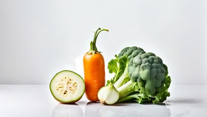 vegetables on the table