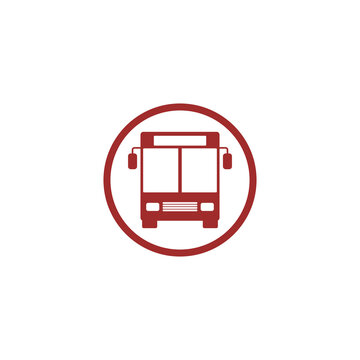 recommend clip art: Bus sign icon. Public transport symbol icon isolated on transparent background