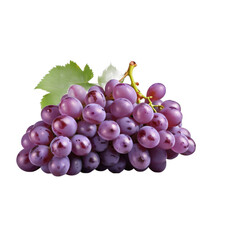 Fototapeta premium bunch of grapes ,isolated on white background , transparent png image
