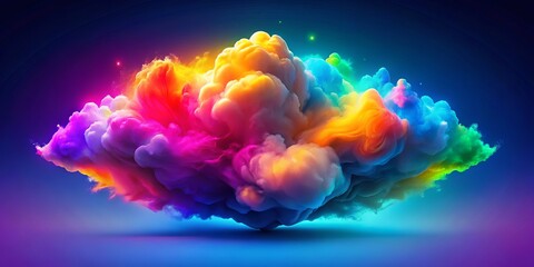 Fototapeta premium Delve into vivid vector designs tailored for backgrounds, websites, and graphic projects. Bright colors infuse life