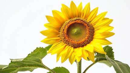 Obraz premium Sunflower isolated on white background