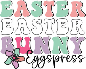 Retro Easter SVG