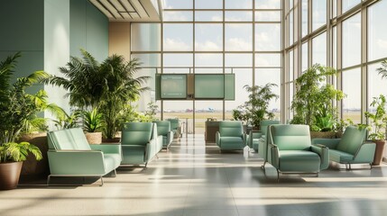 The Modern Airport Lounge Space