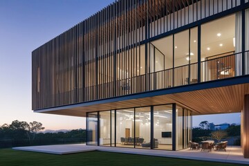 Fototapeta premium Innovative Facility Design and Resource Management Strategies for Architectural Excellence