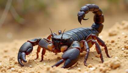  Ascending the sandy dunes  A scorpions journey