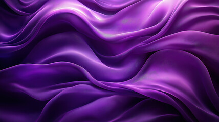 Obraz premium Sophisticated Abstract Background of Smooth Purple Waves with a Luxurious Silk Feel
