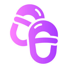 baby shoe Gradient icon