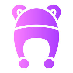 winter hat Gradient icon