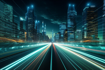 traffic at night