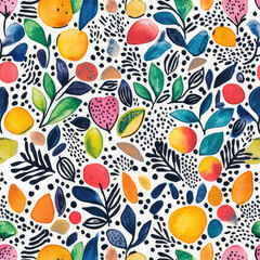 seamless pattern with flowers