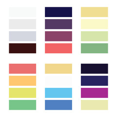 Fototapeta premium Abstract color palette Color swatches