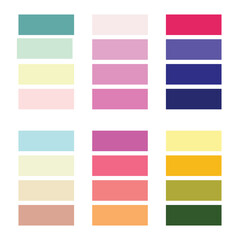 Fototapeta premium Abstract color palette Color swatches