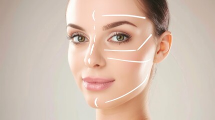 Woman in mask on face in spa beauty salon