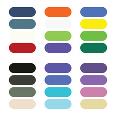 Obraz premium Abstract color palette Color swatches