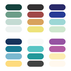 Obraz premium Abstract color palette Color swatches