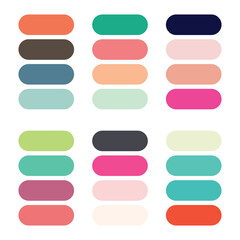 Obraz premium Abstract color palette Color swatches