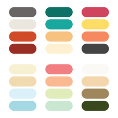 Obraz premium Abstract color palette Color swatches