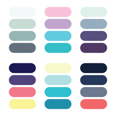 Obraz premium Abstract color palette Color swatches