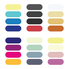 Obraz premium Abstract color palette Color swatches