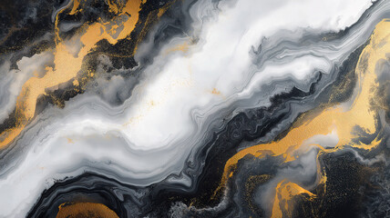 Sophisticated Background with a Blend of White, Gold, Grey, and Anthracite Marble Textures