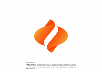 Energy flame logo vector or gas ignite abstract logotype orange red yellow color design isolated, concept of fire power torch sign leaf style brand or curve hot elegant template modern