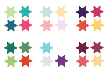 Obraz premium Abstract color palette Color swatches