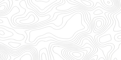Vector abstract Topography map crave white and black wave doodle line topo map diagram relief line grid topo mountain background. geometric Line topography map contour background.