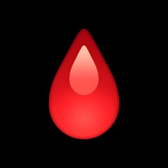 Fototapeta premium Droplet Emoji
