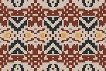 Fototapeta premium Fabric Design Islamic Geometric Patterns Downloadfolk Embroidery, Aztec Geometric Ornament Print. Design for Carpet, Wallpaper, Clothing, Wrapping, Fabric