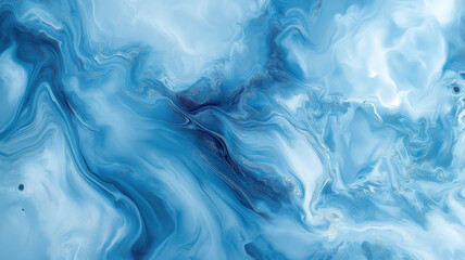 Fototapeta premium Elegant Light Blue Marble Background Featuring Space for Text and Copy