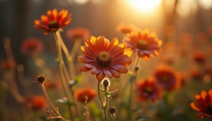  Blooming beauty in the golden hour