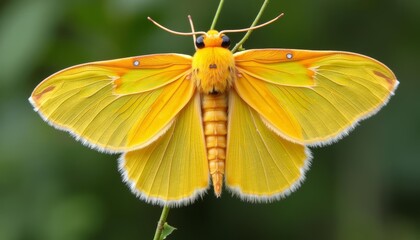  Vibrant Yellow Butterfly in Flight