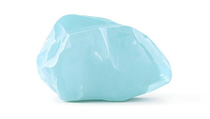 Raw Aquamarine, Light Blue