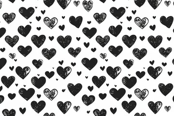 Fototapeta premium heart shape abstract pattern . ai generated