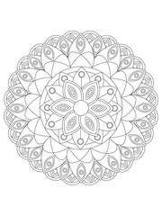 Flower coloring pages for kids