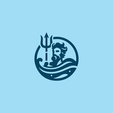 recommend clip art: Poseidon logo for sale