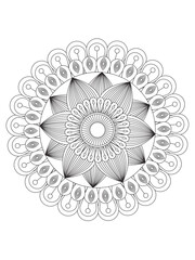 Flower coloring pages for kids