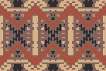 Indonesia Ikat Kurti Patternfolk Embroidery, Aztec Geometric Ornament Print. Design for Carpet, Wallpaper, Clothing, Wrapping, Fabric