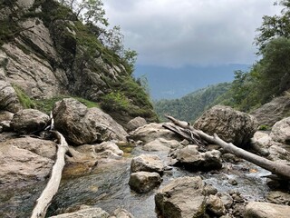 Waterfalls and gorges under Vrsno (Kobarid, Slovenia) - Wasserfälle und Tröge unter Vrsno (Kobarid, Slowenien) - Slapovi in korita pod Vrsnim (Kobarid, Slovenija)