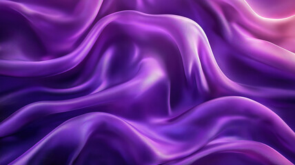 Fototapeta premium Elegant Abstract Background Featuring Silk-Like Purple Waves for a Sophisticated Look