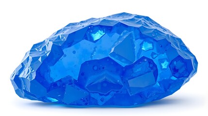 Fototapeta premium Sapphire Crystal, Blue Gradient