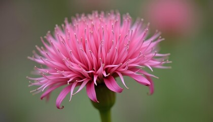 Obraz premium Vibrant pink flower blooming in nature