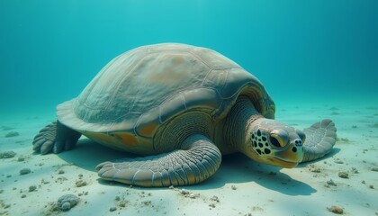 Fototapeta premium Sea Turtles Underwater Journey