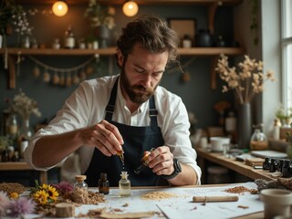 the perfumer creates the fragrance