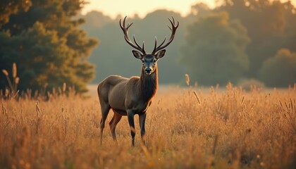 Obraz premium Wild beauty in the golden hour