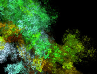 Imaginatory fractal abstract background Image