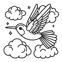 Fototapeta premium Majestic Bird in Flight