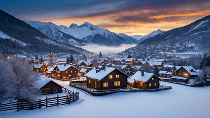 A Beautiful Realistic winter season background