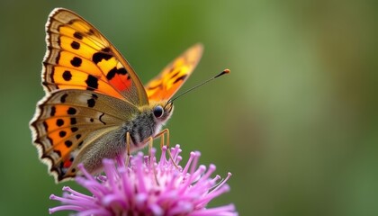 Fototapeta premium Butterflys delicate dance with natures beauty